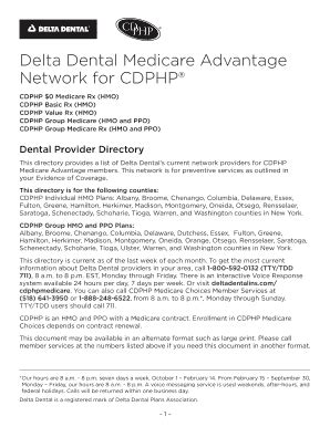 Cdphp delta dental providers - Benefits Flyers and Brochures. The benefits described in the flyers below are optional additions to our dental plans. If you have questions about whether any of these benefits can be added to your plan, contact your account manager. Healthy Smile, Healthy You®. 